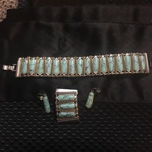 Lia Sophia turquoise set